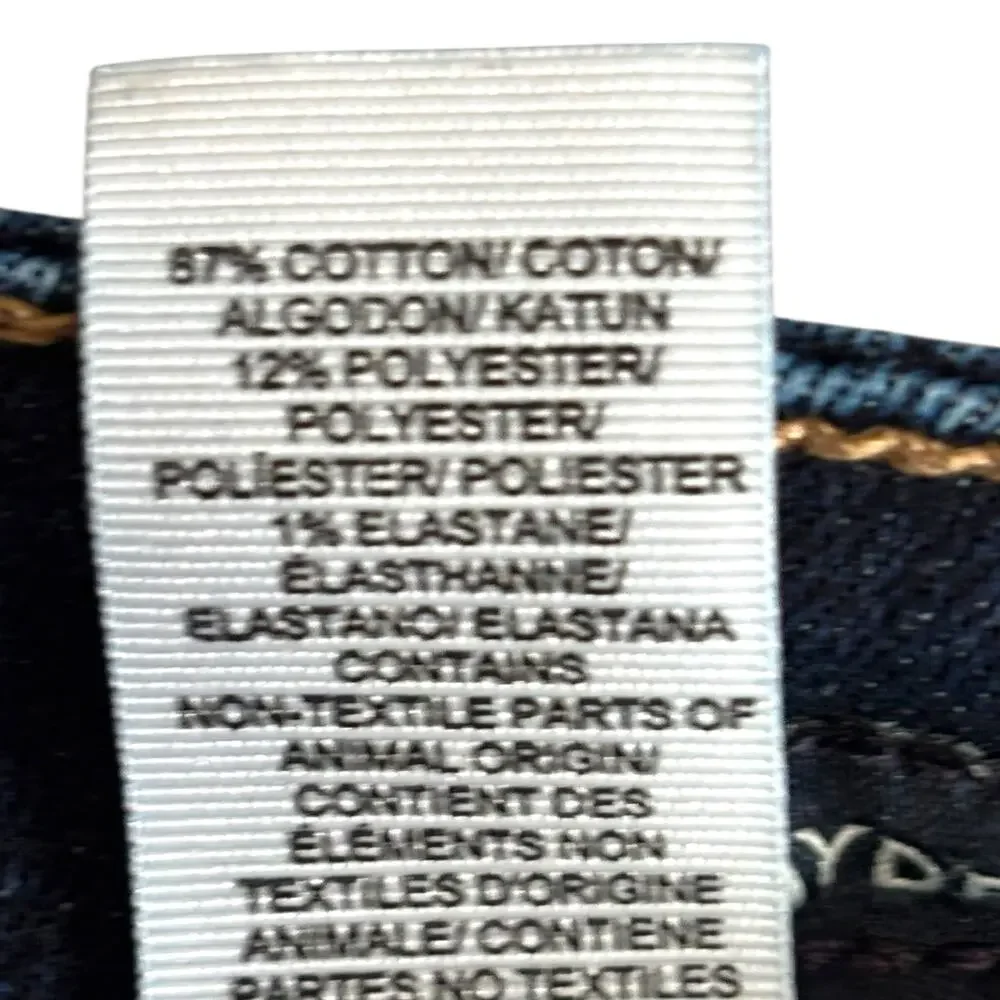 Lucky Brand Hayden Skinny Ankle Jeans Size 4  27 Inseam Dark Wash Stretch‎ Denim